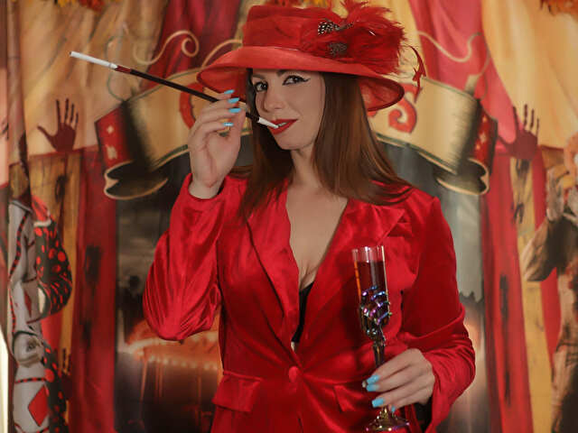 Dama u sesiru brez gaca